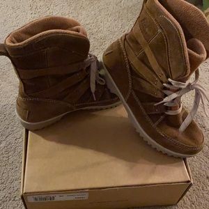 Sorel waterproof suede boots